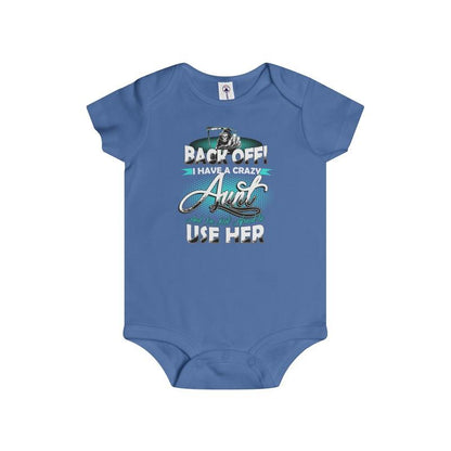 Infant Rip Snap Tee Back Off Aunt - Let's Print Big