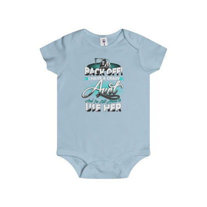 Infant Rip Snap Tee Back Off Aunt - Let's Print Big