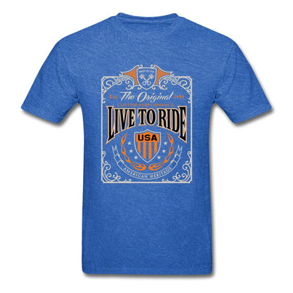 Live to Ride Men's T-Shirt - mineral royal