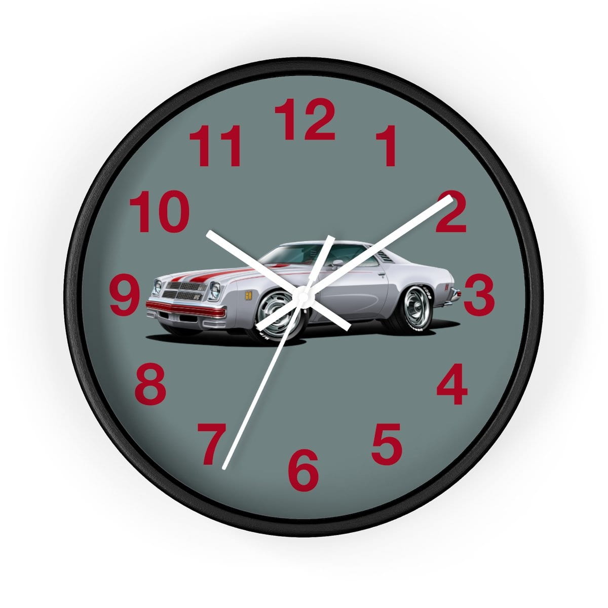 1975 Chevelle Laguna S3 Muscle Car Art Wall clock