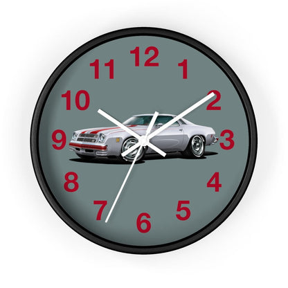 1975 Chevelle Laguna S3 Muscle Car Art Wall clock