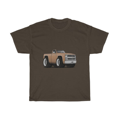 1986 4X4 Truck Car Art Unisex Heavy Cotton Tee