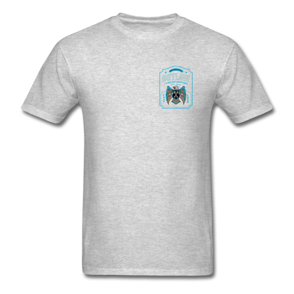 Outlaw Custom Motors Fast Loud Mens T-Shirt - heather gray
