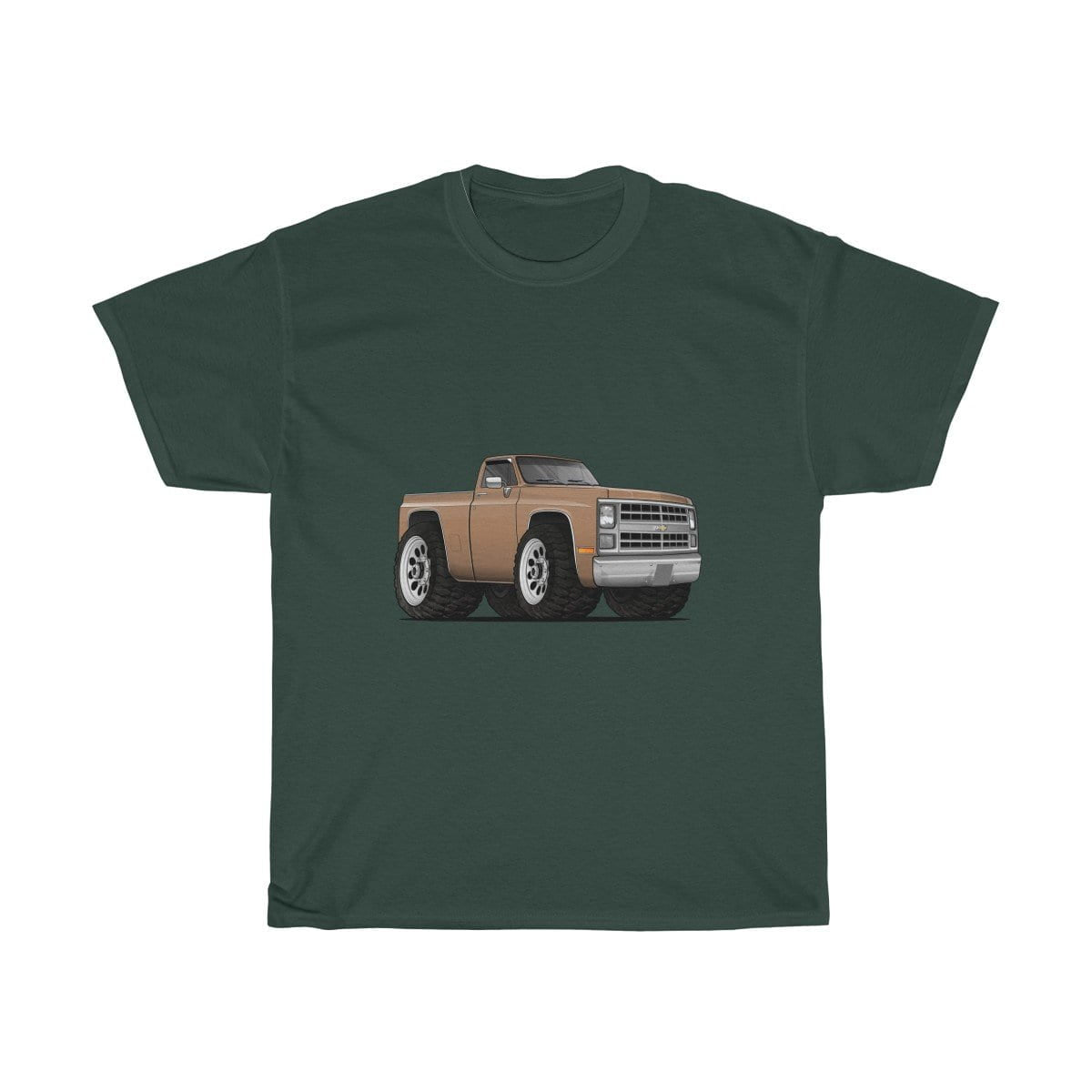 1986 4X4 Truck Car Art Unisex Heavy Cotton Tee