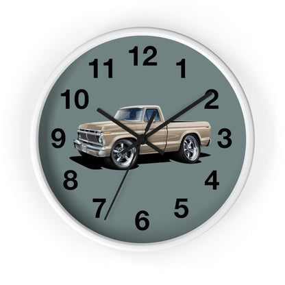 1974 F100 Pickup Truck Car Art Wall clock