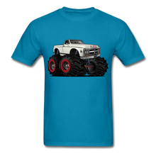 1972 GMC 4X4 Monster Pickup Truck Car Art Men's T-Shirt - turquoise