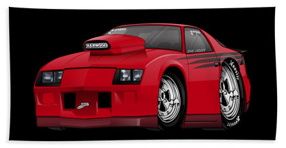 3rd Generation Camaro Drag Car - Beach Towel