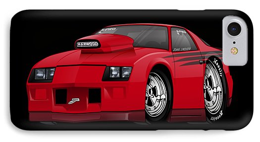 3rd Generation Camaro Drag Car - Phone Case
