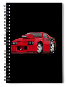 3rd Generation Camaro Drag Car - Spiral Notebook