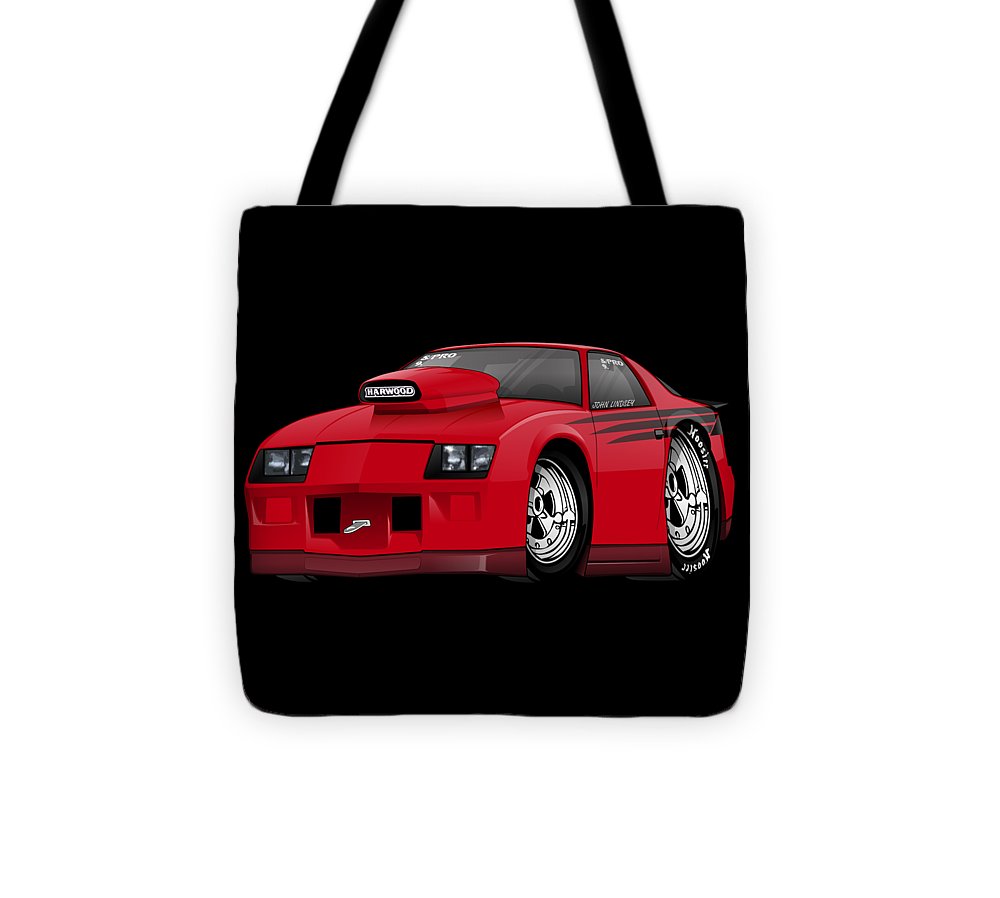 3rd Generation Camaro Drag Car - Tote Bag