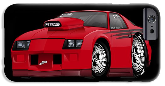 3rd Generation Camaro Drag Car - Phone Case