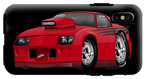 3rd Generation Camaro Drag Car - Phone Case