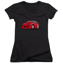 3rd Generation Camaro Drag Car - Women's V-Neck