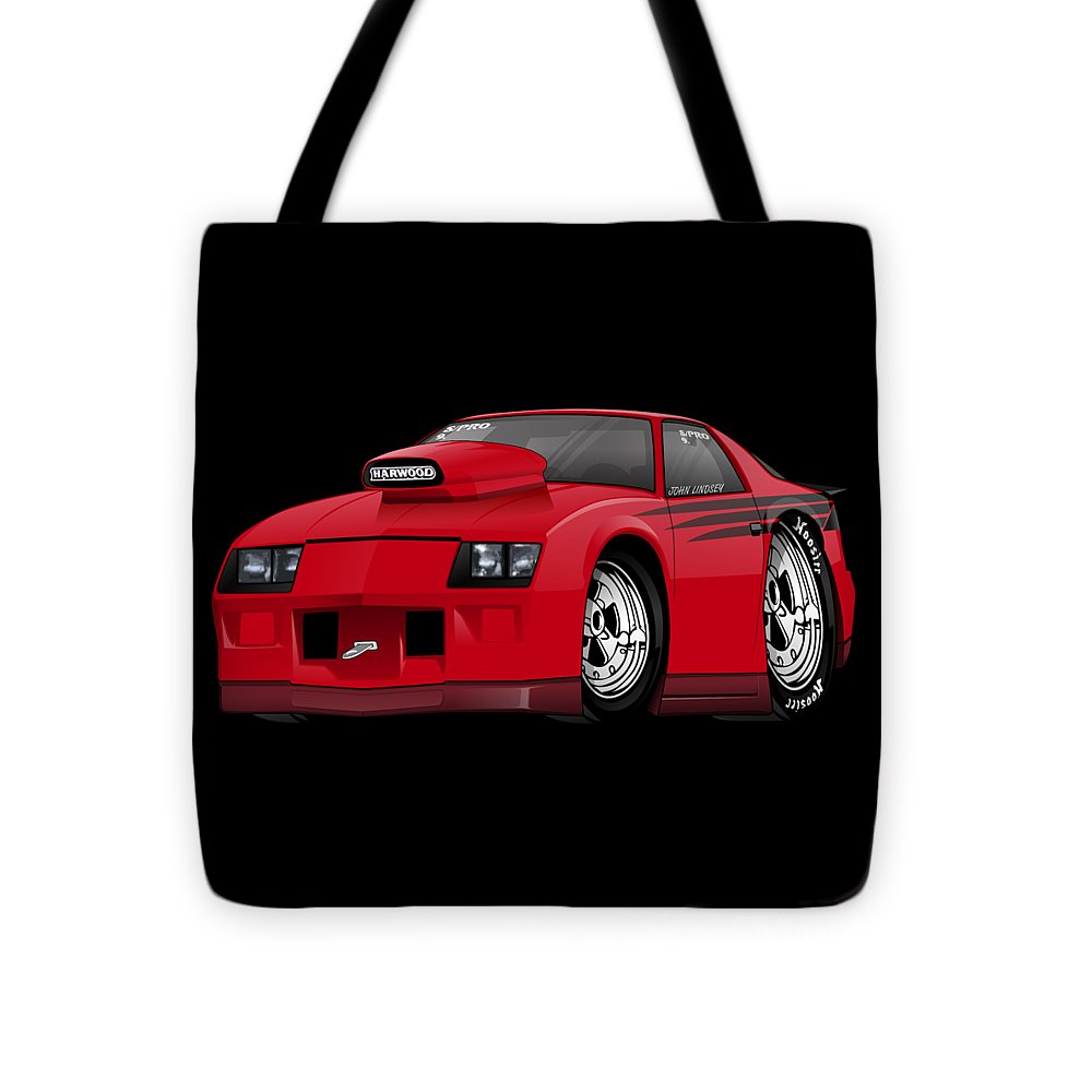 3rd Generation Camaro Drag Car - Tote Bag