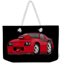 3rd Generation Camaro Drag Car - Weekender Tote Bag