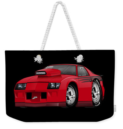 3rd Generation Camaro Drag Car - Weekender Tote Bag