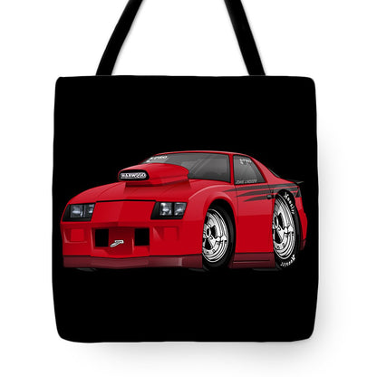 3rd Generation Camaro Drag Car - Tote Bag