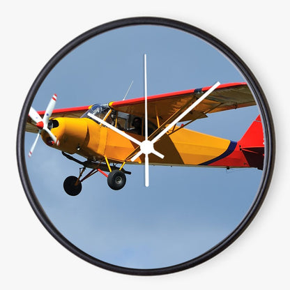 Piper Cub Sky 10 inch wall clock