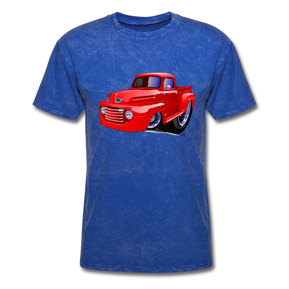 Old Red Truck Men's T-Shirt - mineral royal