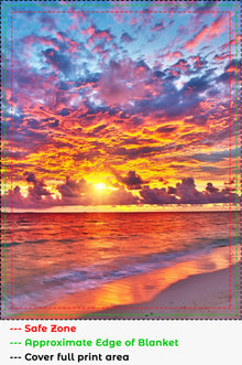 Sunset On the Beach Blanket