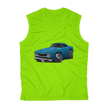 1968 Plymouth Road Runner Car Art Men's Sleeveless Performance Tee