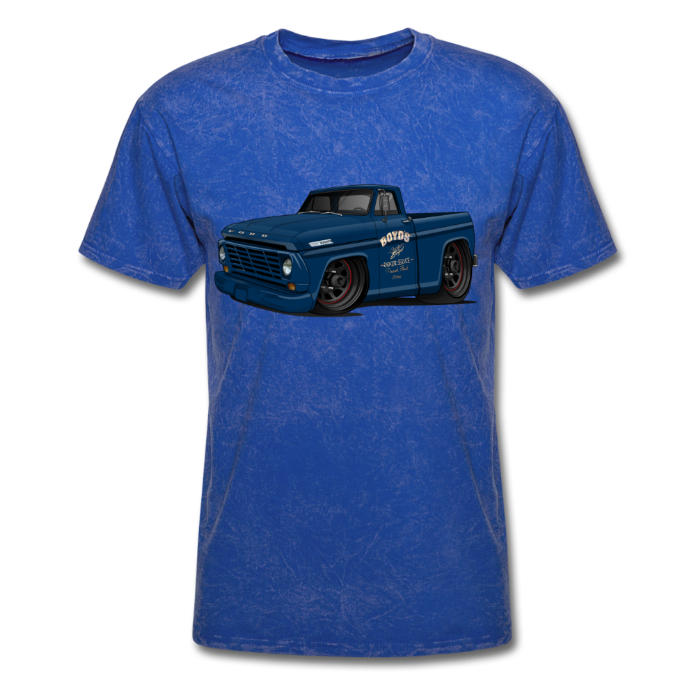 1967 Ford F-100 Men's T-Shirt - mineral royal