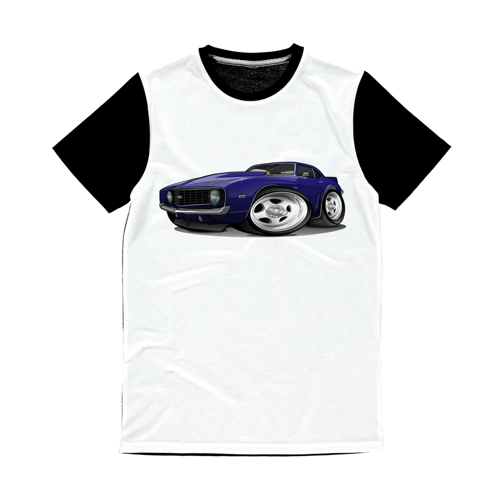 1st Generation Purple Camaro Classic Sublimation Panel T-Shirt