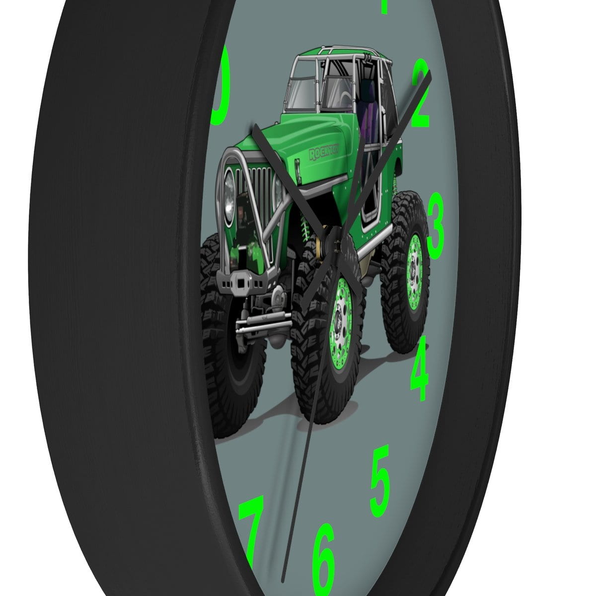 Jeep 4x4 Rocktoy Rock Climber Car Art Wall clock