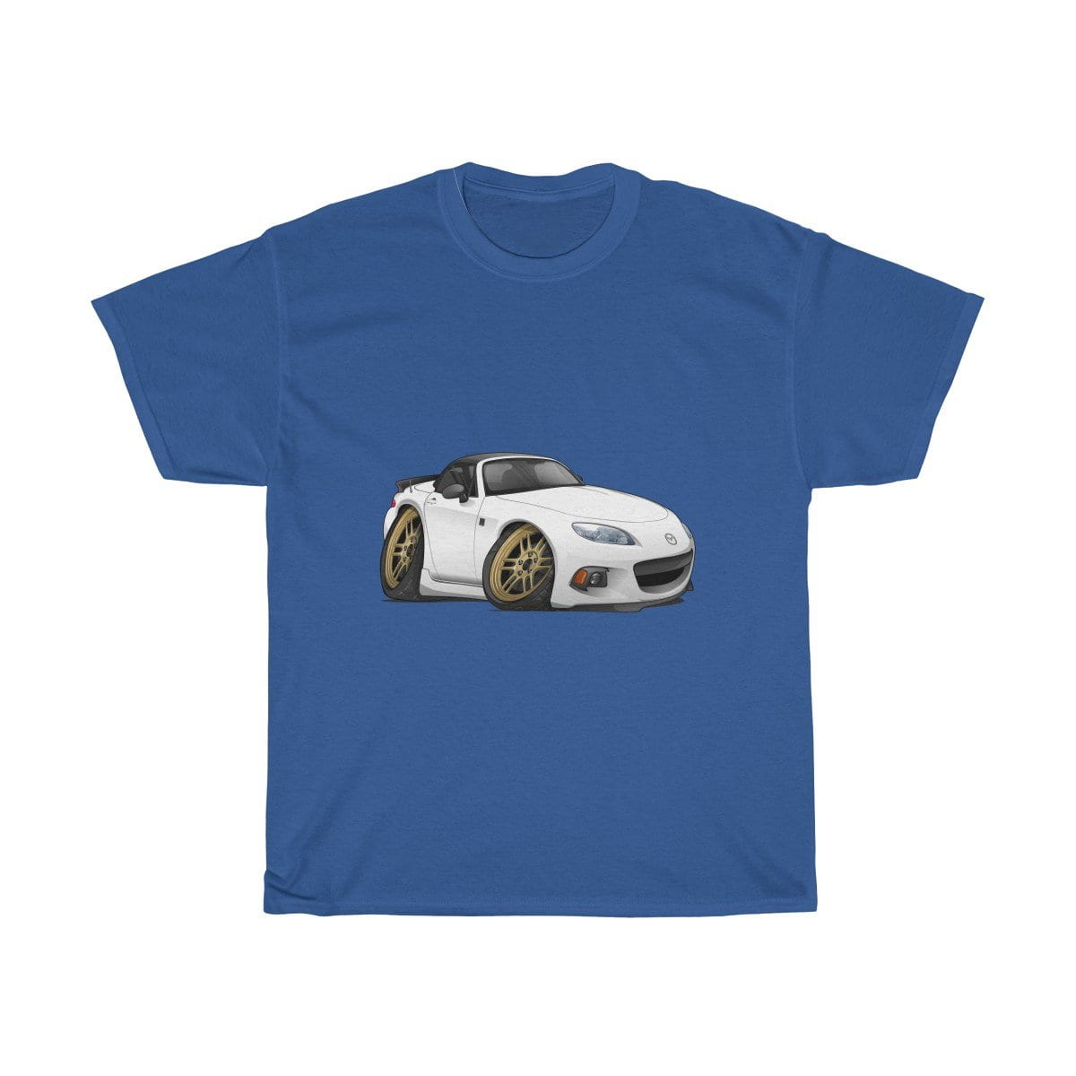 White Car Art Unisex Heavy Cotton Tee