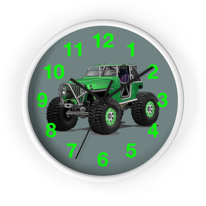 Jeep 4x4 Rocktoy Rock Climber Car Art Wall clock