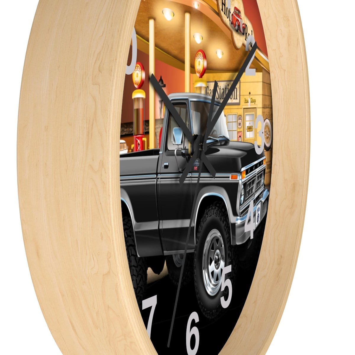 1976 F-150 Ranger XLT 4x4 Pickup Truck Wall clock – Let's Print Big