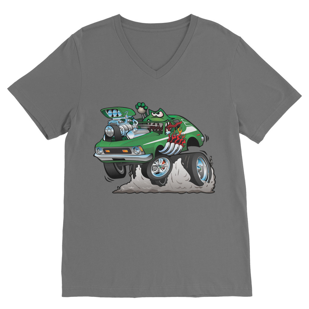 Gremlin Hotrod Classic V-Neck T-Shirt
