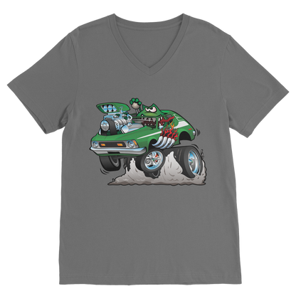 Gremlin Hotrod Classic V-Neck T-Shirt