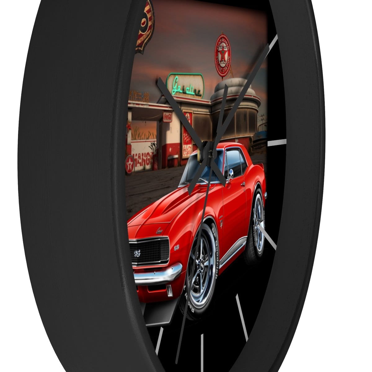 1967 Camaro SS Texaco Wall clock