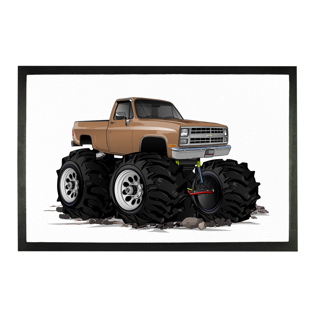 1986 4x4 Pickup Truck Sublimation Doormat