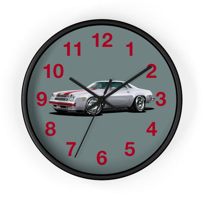 1975 Chevelle Laguna S3 Muscle Car Art Wall clock
