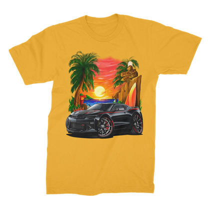 Surfs Up 2017 Camaro SS Car Art Premium Jersey Men's T-Shirt