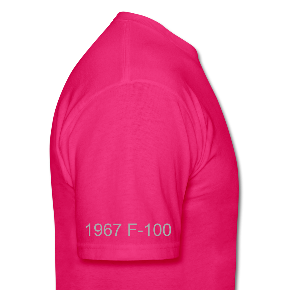 1967 Ford F-100 Men's T-Shirt - fuchsia
