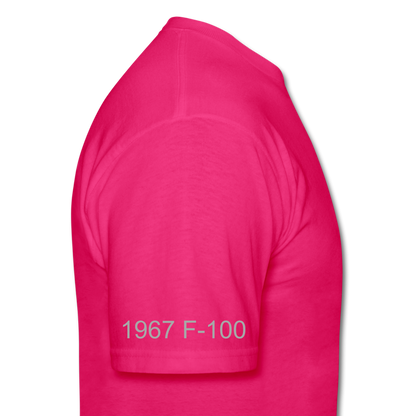 1967 Ford F-100 Men's T-Shirt - fuchsia
