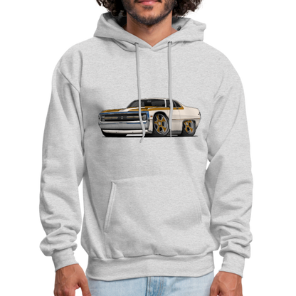 1970 Chrysler 300 Hurst Car Art Men's Hoodie - ash 