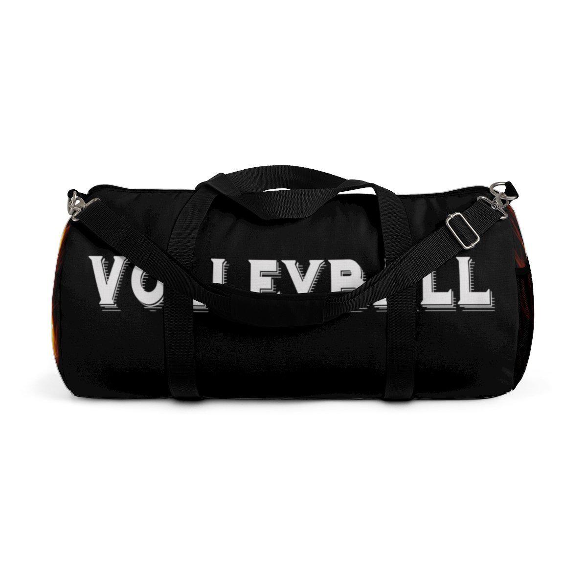 Flaming Volleyball Duffle Bag