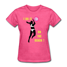 Beach Volleyball Women's T-Shirt - heather pink