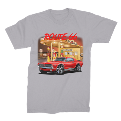 Gas Station Mercury Cougar Premium Jersey Men's T-Shirt
