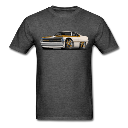 1970 Chrysler 300 Hurst Car Art Men's T-Shirt - heather black