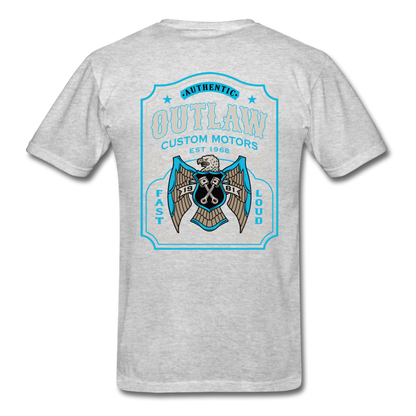 Outlaw Custom Motors Fast Loud Mens T-Shirt - heather gray