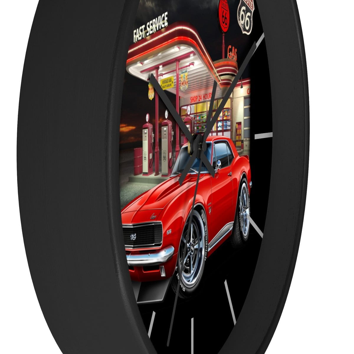 1967 Camaro SS Vintage Gas Wall clock