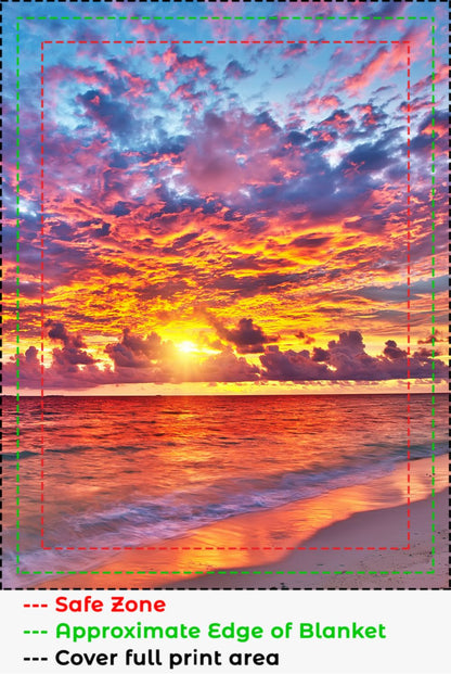 Sunset On the Beach Blanket