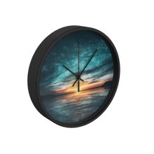 Starry Night Sunset 10 inch wall clock