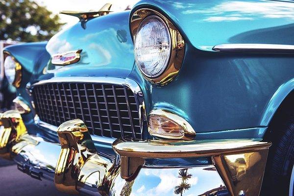 50's Blue - Art Print