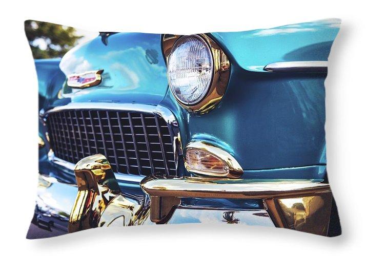 50's Blue - Throw Pillow